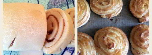 вертушки из творожного теста с яблочным повидлом. Шаг 3