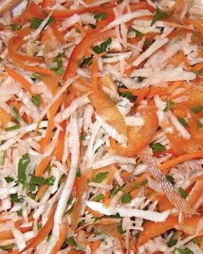 Салат из редьки на зиму