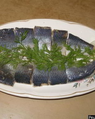 Малосольная селедка