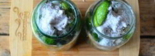 малосольные огурцы хрустящие. Шаг 4