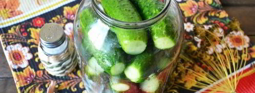 малосольные огурцы с чесноком и укропом. Шаг 9