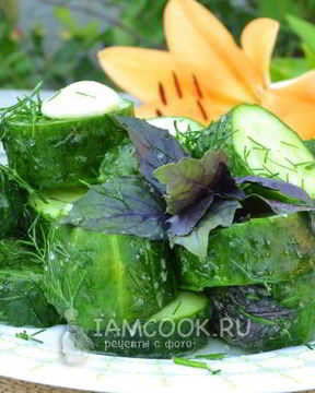 Малосольные огурцы за 5 минут