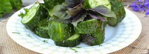 малосольные огурцы за 5 минут. Шаг 10