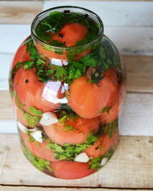 Малосольные помидоры по-грузински