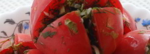 малосольные помидоры с зеленью. Шаг 10