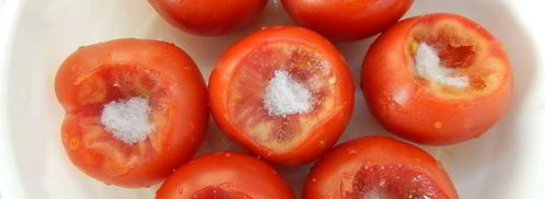 помидоры малосольные с чесноком. Шаг 3