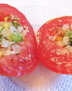 Помидоры малосольные сухим способом