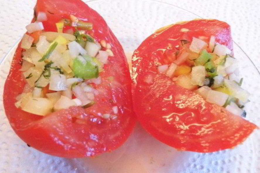 Рецепт помидоров малосольных сухим способом