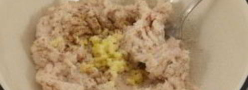 сало через мясорубку с чесноком. Шаг 4