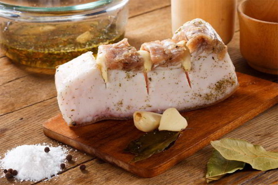 Рецепт сала в чесночном рассоле