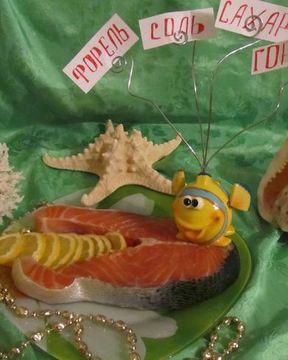 Слабосоленая форель