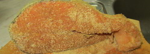 слабосоленая форель. Шаг 6