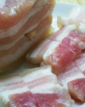 Соленое сало в рассоле