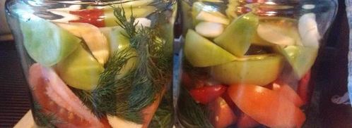 соленые зеленые помидоры по-грузински. Шаг 4