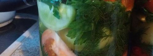 соленые зеленые помидоры по-грузински. Шаг 7