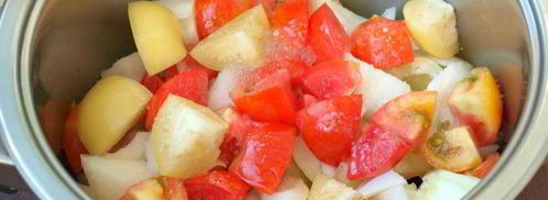 соте из овощей на зиму. Шаг 5