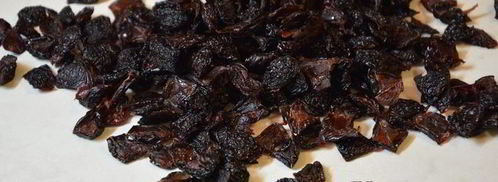 сушеные клубника, земляника, вишня и малина. Шаг 8