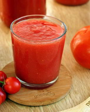 Томатный сок на зиму домашний