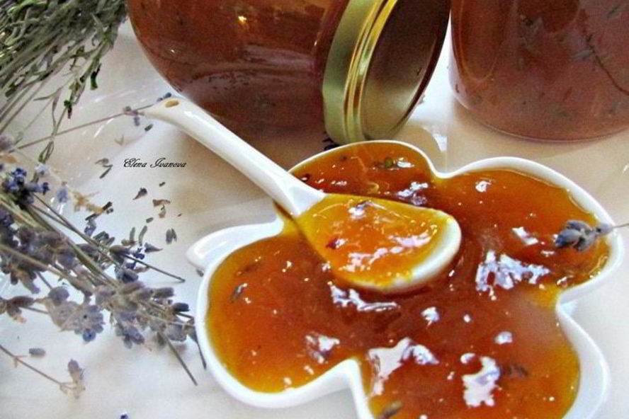 Рецепт абрикосового конфитюра с лавандой