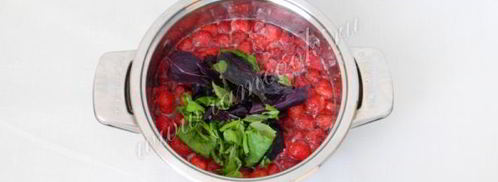 клубничное варенье с мятой. Шаг 9