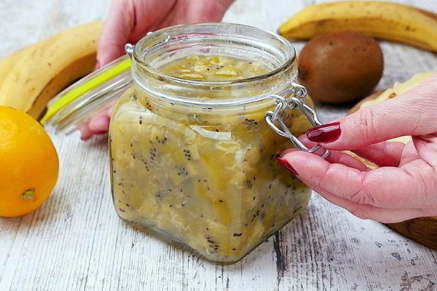 Рецепт конфитюра из киви и банана