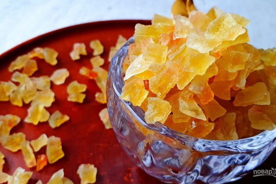 Рецепт цукатов из арбузных корочек