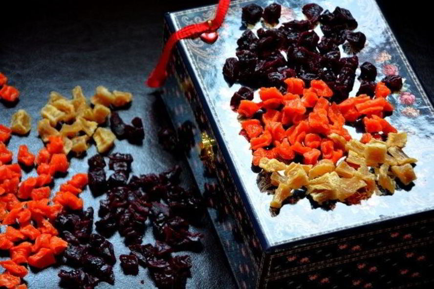 Рецепт цукатов из свеклы, моркови и имбирем