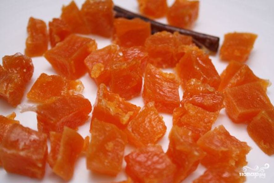 Рецепт цукатов из тыквы