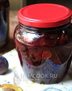 Варенье из слив с грецкими орехами