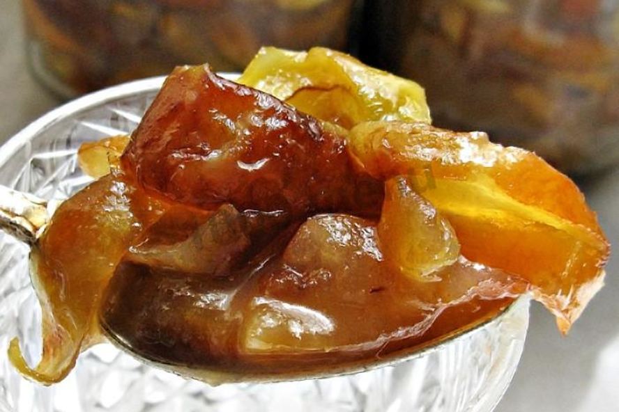 Рецепт варенья янтарного из яблок дольками