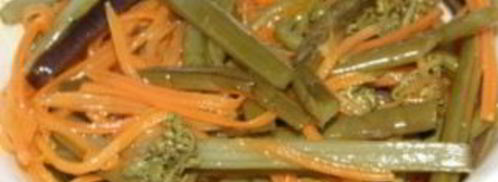 заготовка папоротника на зиму. Шаг 4