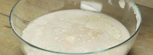 беляши из теста на опаре. Шаг 3