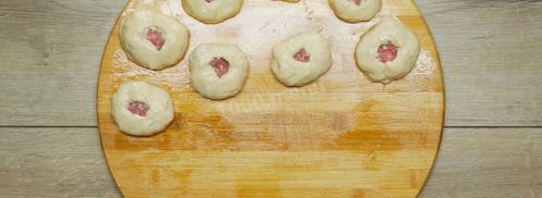 беляши из теста на опаре. Шаг 7