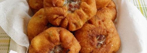 беляши с сухими дрожжами на воде. Шаг 17