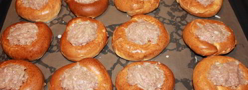 ленивые беляши под сырной шапочкой. Шаг 6