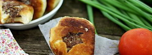 пышные беляши на сковороде. Шаг 12