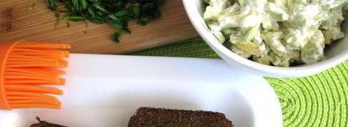 брускетта гуакамоле с килькой на бородинском хлебе. Шаг 5