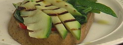 брускетта из цукини со шпинатом. Шаг 11