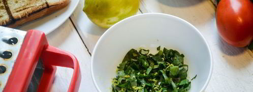 брускетта капрезе. Шаг 4