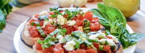 брускетта капрезе. Шаг 5