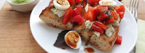 брускетта с домашним соусом песто. Шаг 5