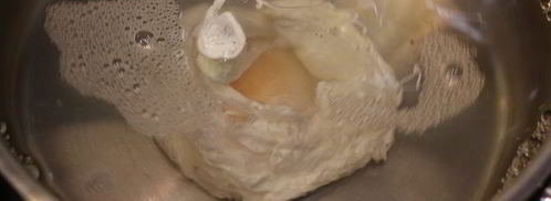 брускетта с фасолью и яйцом пашот. Шаг 13