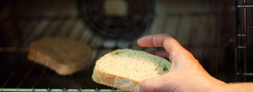 брускетта с лососем и томатами. Шаг 3