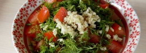 брускетта с помидорами и сыром. Шаг 7