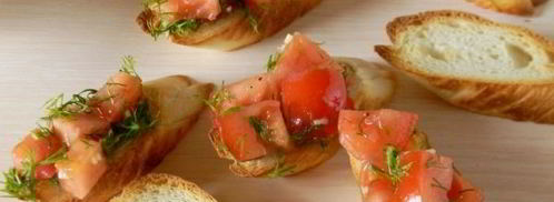 брускетта с помидорами и сыром. Шаг 9