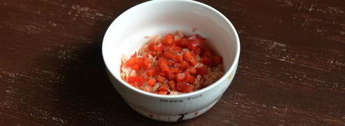 брускетта с рыбным салатом. Шаг 4