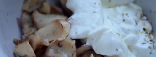 брускетта с рыбой и томатами черри. Шаг 4