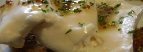 брускетта с теплым козьим сыром и уксусно-горчичной заправкой. Шаг 5