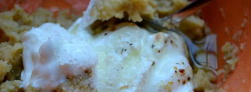 брускетта с запеченным корнем сельдерея и оливками. Шаг 4