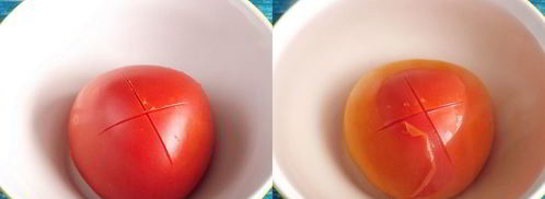 брускетта со свежими овощами. Шаг 3